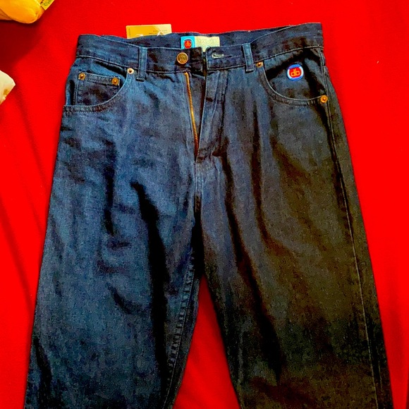 Dark Wash Mom Jeans - Picture 1 of 4
